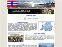 Tablet Screenshot of norweski.net